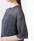 楊柳チェックシアーカットTシャツ