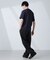 ソラーロライトストレッチヘンリーネックTシャツ（セットアップ可）