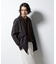 「BELGIUM LINEN FABRICS」リネンコットンダブルジャケット(セットアップ可)