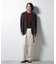 「BELGIUM LINEN FABRICS」リネンコットンダブルジャケット(セットアップ可)