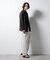 「BELGIUM LINEN FABRICS」リネンコットンダブルジャケット(セットアップ可)