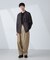 「BELGIUM LINEN FABRICS」リネンコットンダブルジャケット(セットアップ可)