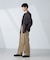 「BELGIUM LINEN FABRICS」リネンコットンダブルジャケット(セットアップ可)