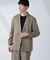 「BELGIUM LINEN FABRICS」リネンコットンダブルジャケット(セットアップ可)