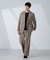 「BELGIUM LINEN FABRICS」リネンコットンダブルジャケット(セットアップ可)