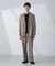 「BELGIUM LINEN FABRICS」リネンコットンダブルジャケット(セットアップ可)