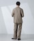 「BELGIUM LINEN FABRICS」リネンコットンダブルジャケット(セットアップ可)