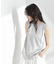 ダブルサテンノースリーブトップス