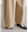コットンタックワイドパンツ