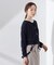 前後2wayリボン開きカーディガン