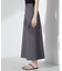 フラップポケットフレアスカート