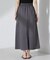 フラップポケットフレアスカート