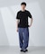 「NJ／CLUB」 針抜きリンガーTシャツ