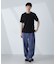 「NJ／CLUB」 針抜きリンガーTシャツ
