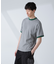 「NJ／CLUB」 針抜きリンガーTシャツ