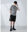 「NJ／CLUB」 針抜きリンガーTシャツ