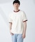 「NJ／CLUB」 針抜きリンガーTシャツ