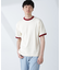 「NJ／CLUB」 針抜きリンガーTシャツ