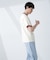 「NJ／CLUB」 針抜きリンガーTシャツ