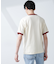 「NJ／CLUB」 針抜きリンガーTシャツ