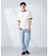 「NJ／CLUB」 針抜きリンガーTシャツ