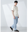 「NJ／CLUB」 針抜きリンガーTシャツ