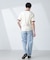 「NJ／CLUB」 針抜きリンガーTシャツ