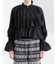 Sara mallika／COTTON VOLUMEFRILL SHORTBLOUSE