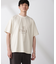 「NJ／CLUB」 ENRICHプリント切り替え Tシャツ