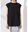 カットジョーゼットノースリーブTシャツ