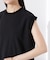 カットジョーゼットノースリーブTシャツ