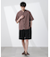 「大人のワイドシャツ」バンドカラー 半袖