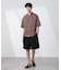 「大人のワイドシャツ」バンドカラー 半袖