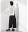 ラメスラブシアーワイドニットトップス