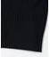 「ASSEMBLANC」ウォッシャブルシルクワイドリブVネックニットTシャツ