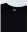 「ASSEMBLANC」ウォッシャブルシルクワイドリブVネックニットTシャツ