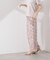 シアーオーガンジーコンビプリントパンツ