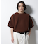 スポンディッシュ メッシュ クルーネックニットTEE