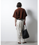 スポンディッシュ メッシュ クルーネックニットTEE