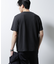 ｢Damerino｣ヘリンボンクルーネックTシャツ／防シワ・吸水速乾・UVカット