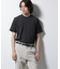 ｢Damerino｣ヘリンボンクルーネックTシャツ／防シワ・吸水速乾・UVカット