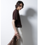 ｢Damerino｣ヘリンボンクルーネックTシャツ／防シワ・吸水速乾・UVカット