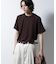 ｢Damerino｣ヘリンボンクルーネックTシャツ／防シワ・吸水速乾・UVカット