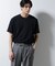 ｢Damerino｣ヘリンボンクルーネックTシャツ／防シワ・吸水速乾・UVカット