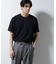 ｢Damerino｣ヘリンボンクルーネックTシャツ／防シワ・吸水速乾・UVカット