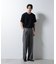 ｢Damerino｣ヘリンボンクルーネックTシャツ／防シワ・吸水速乾・UVカット