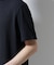 ｢Damerino｣ヘリンボンクルーネックTシャツ／防シワ・吸水速乾・UVカット
