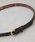 TORY LEATHER／3／4" Repeated Stitch Belt