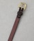 TORY LEATHER／3／4" Repeated Stitch Belt