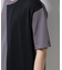 デザイン切替クルーネックTシャツ 半袖